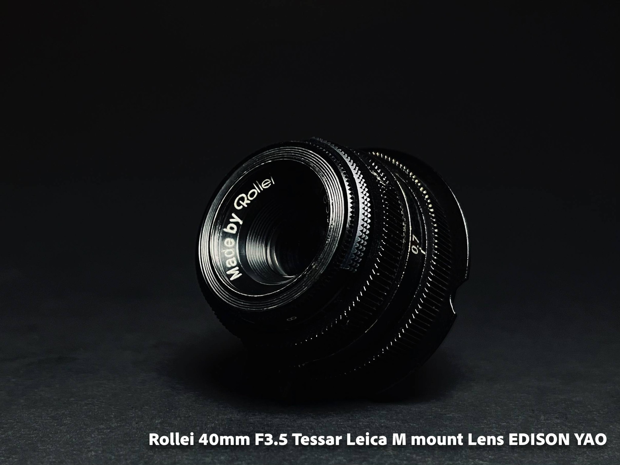 My Rollei 35, Made in Germany, with the Tessar 40mm f/3.5 lens