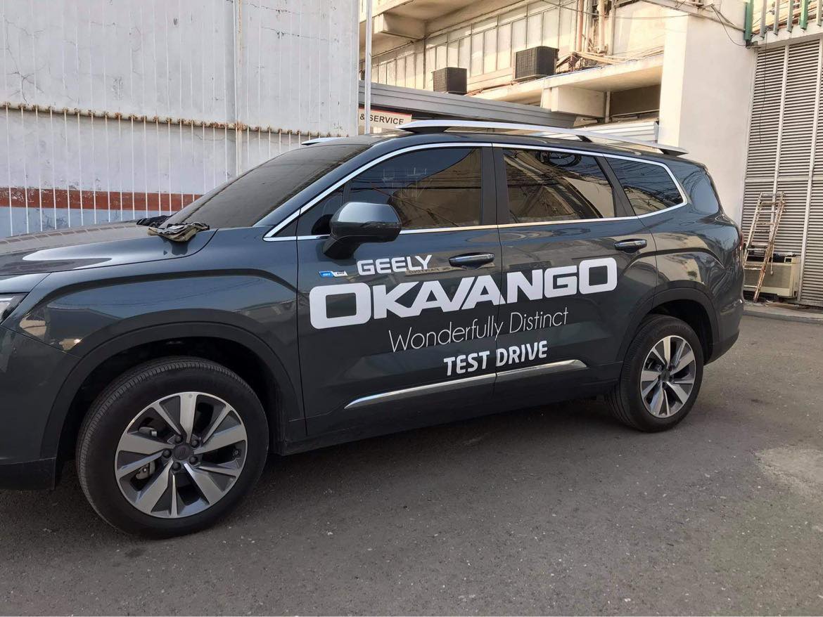 Car sticker/decals for Geely Okavango... - Aledan Mktg Corp | Facebook