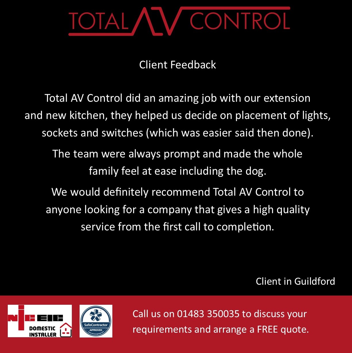Total Av Control LTD | Guildford