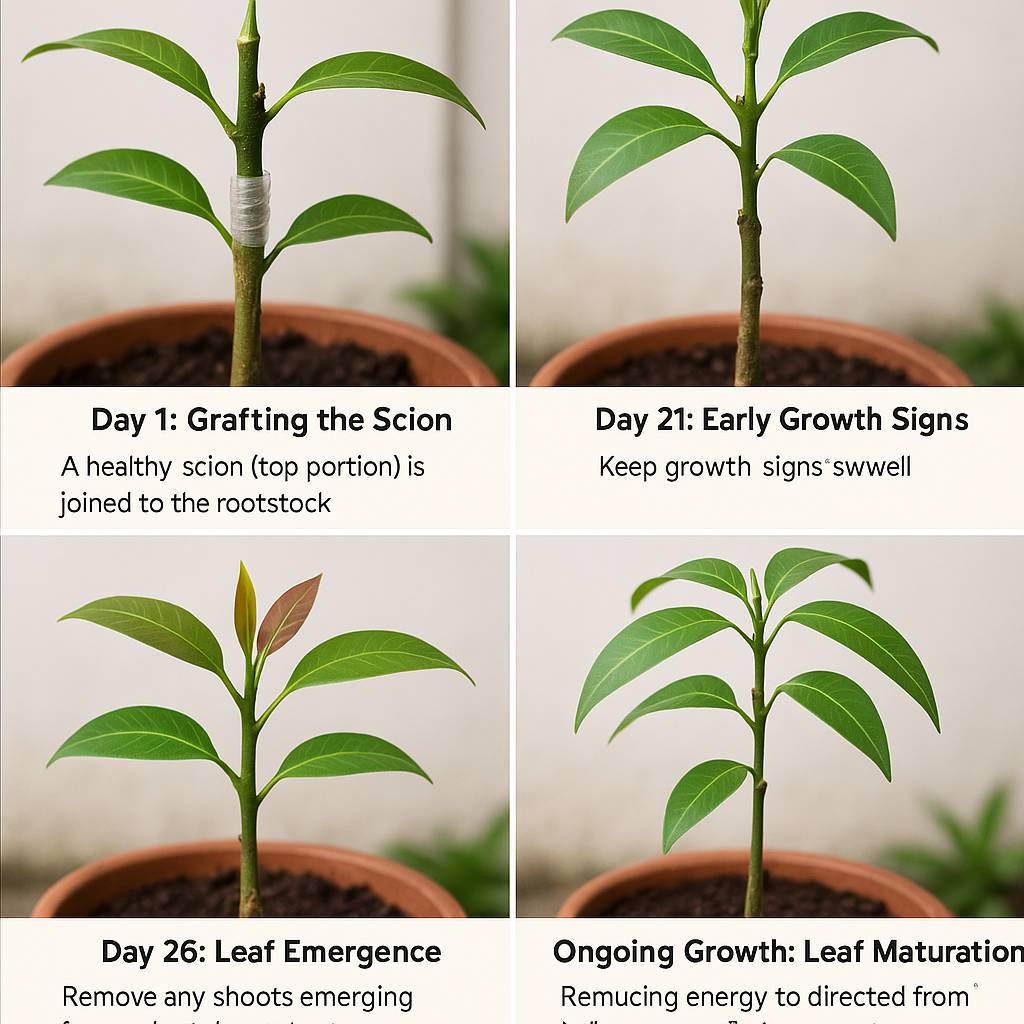 Dre - Step-by-Step Mango Grafting Progress Guide Day 1: Grafting the ...