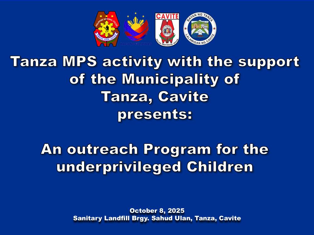 Tanza Pnp - Tanza MPS and LGU Tanza Outreach Program for... | Facebook