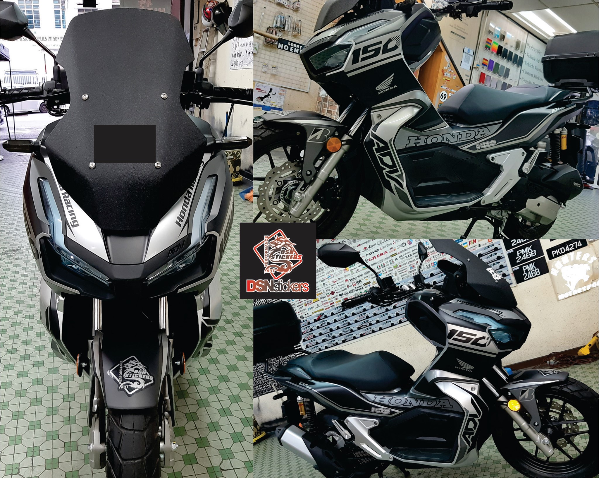 DSN STICKERS - >>> Honda ADV 150 >>> * Custom Body Sticker... | Facebook