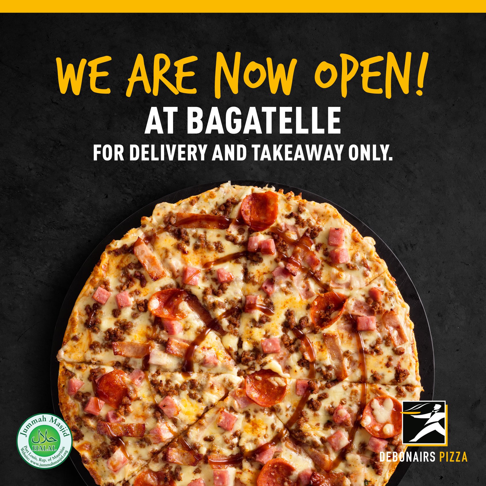 Our Bagatelle Outlet is Now... Debonairs Pizza Mauritius