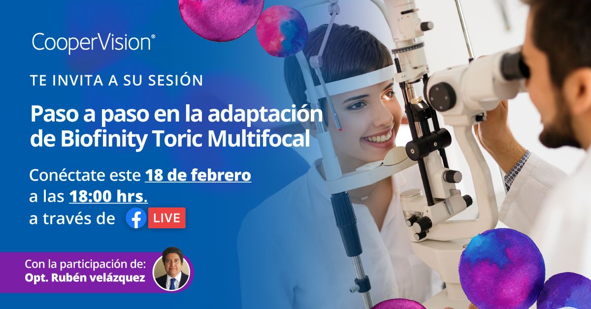 Paso a paso en la adaptación de Biofinity Toric Multifocal