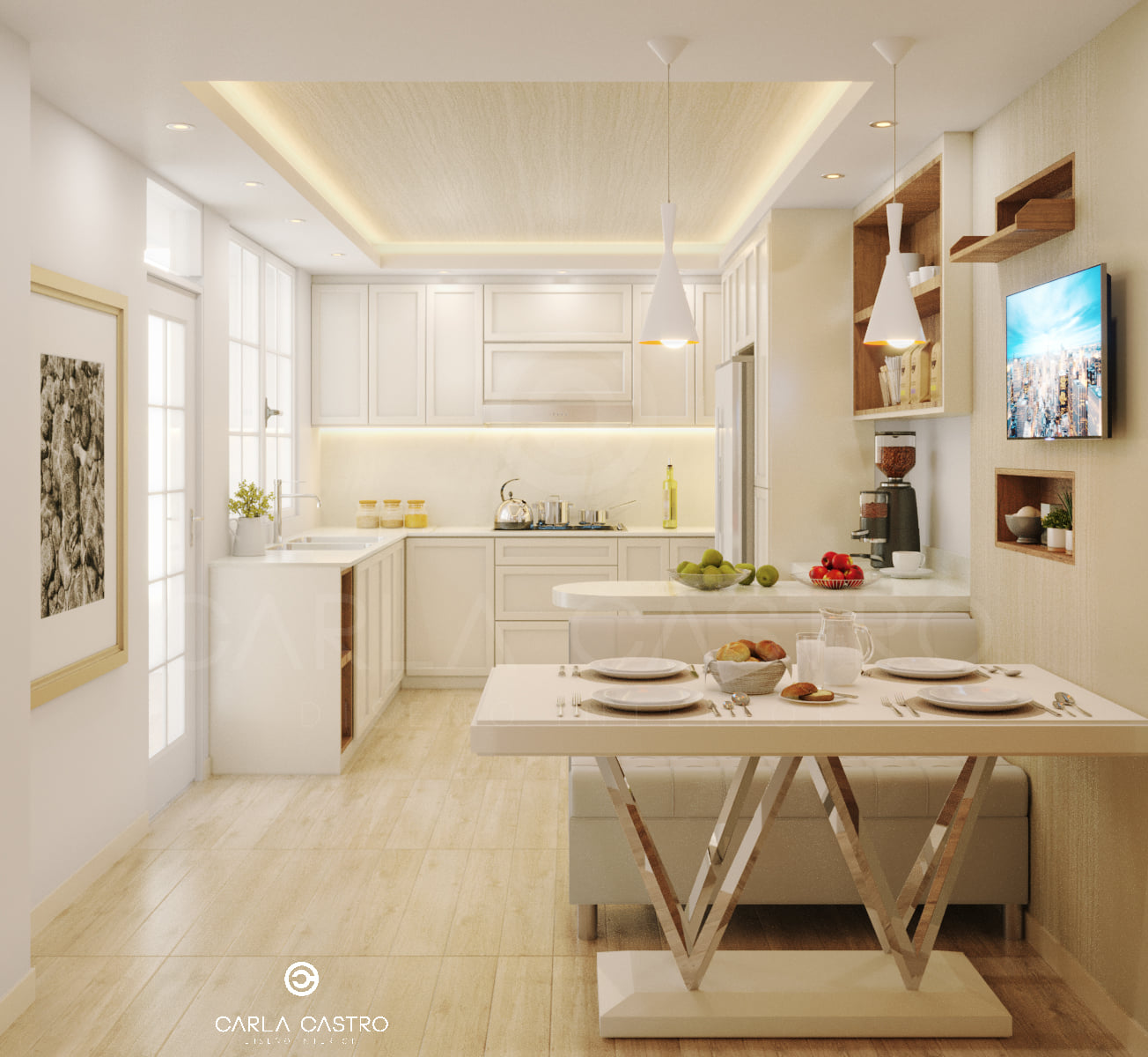 Carla Castro Diseño Interior - | La Cocina | Para la pareja con una ...