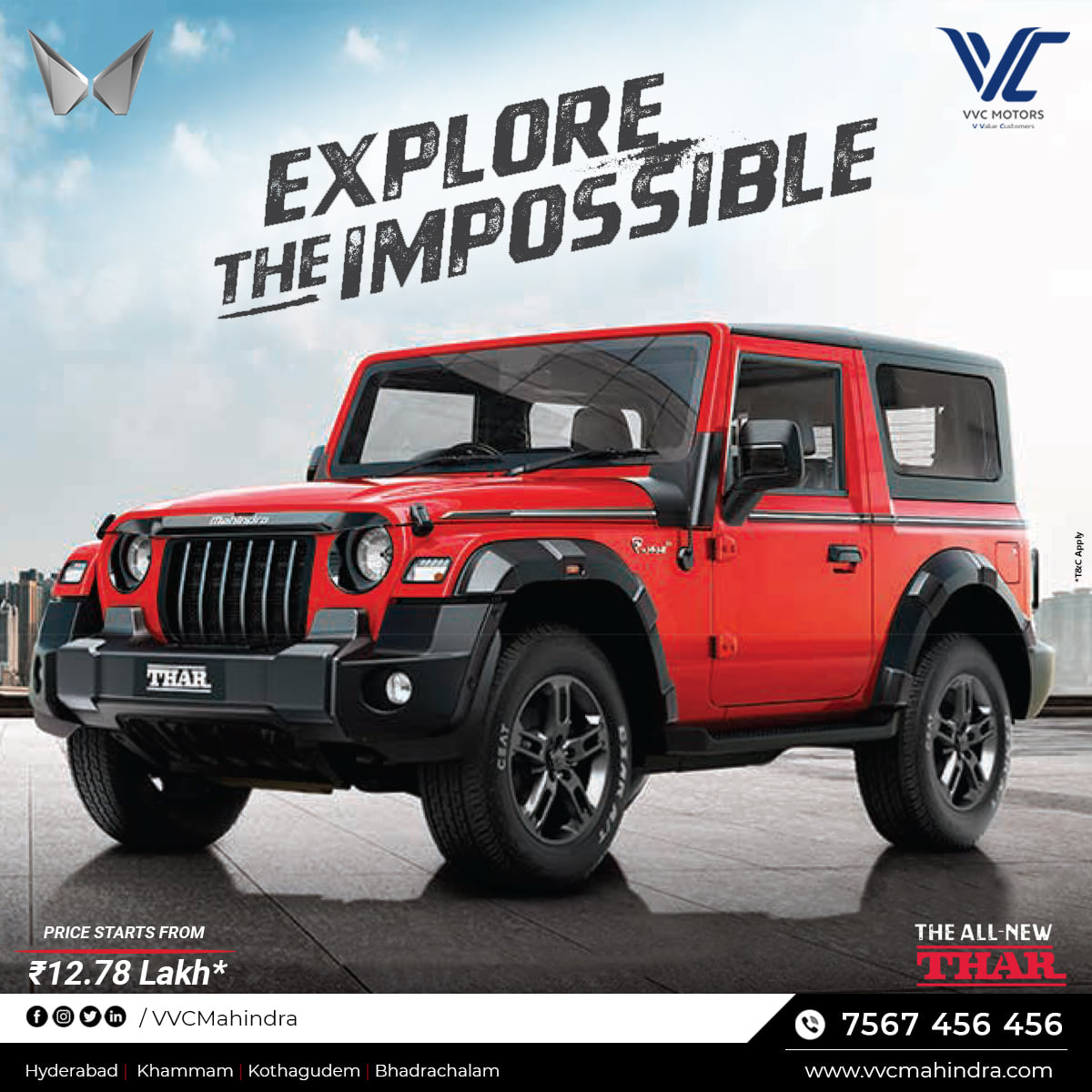 VVC Group - The iconic #Thar is born again in an all-new...