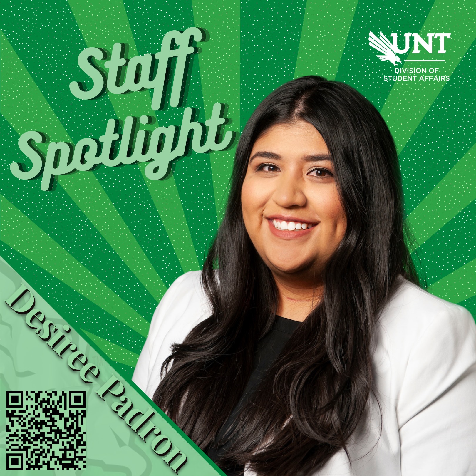 UNT Division of Student Affairs - Meet Desiree Padron! She's the ...