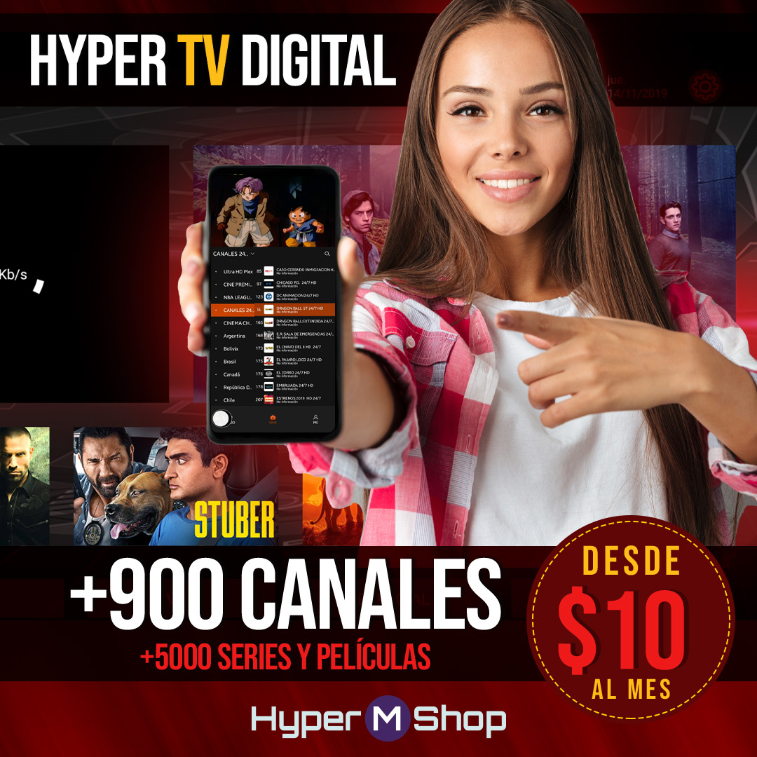 HyperMshop - Con Hyper Tv Digital tienen más de 900...