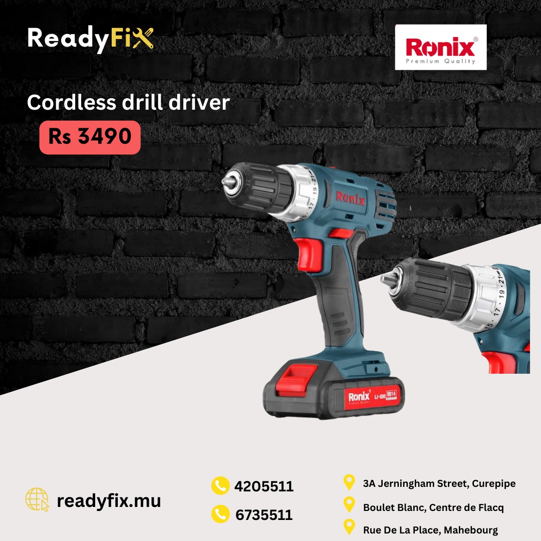 ReadyFix - Make the Ronix Cordless Drill Driver your go-to...
