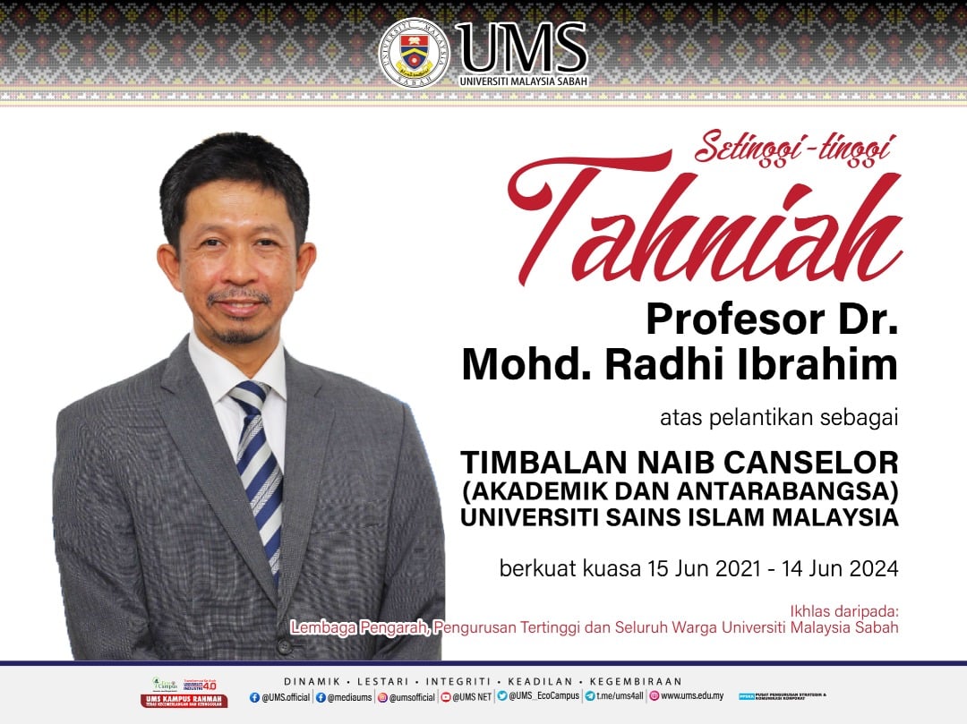 Tahniah Profesor Dr Mohd Universiti Malaysia Sabah Facebook