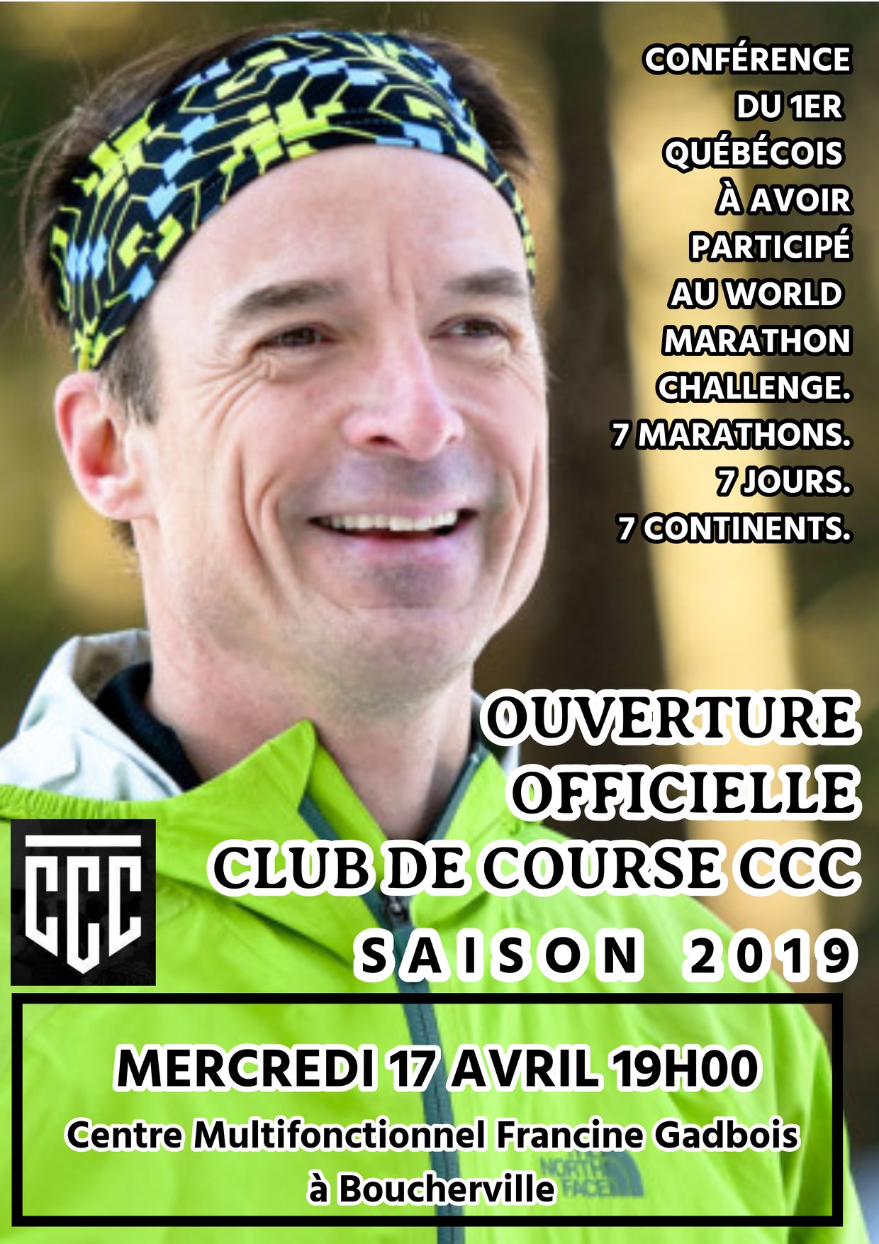Le CCC commence dans moins de trois... - Club de Course CCC