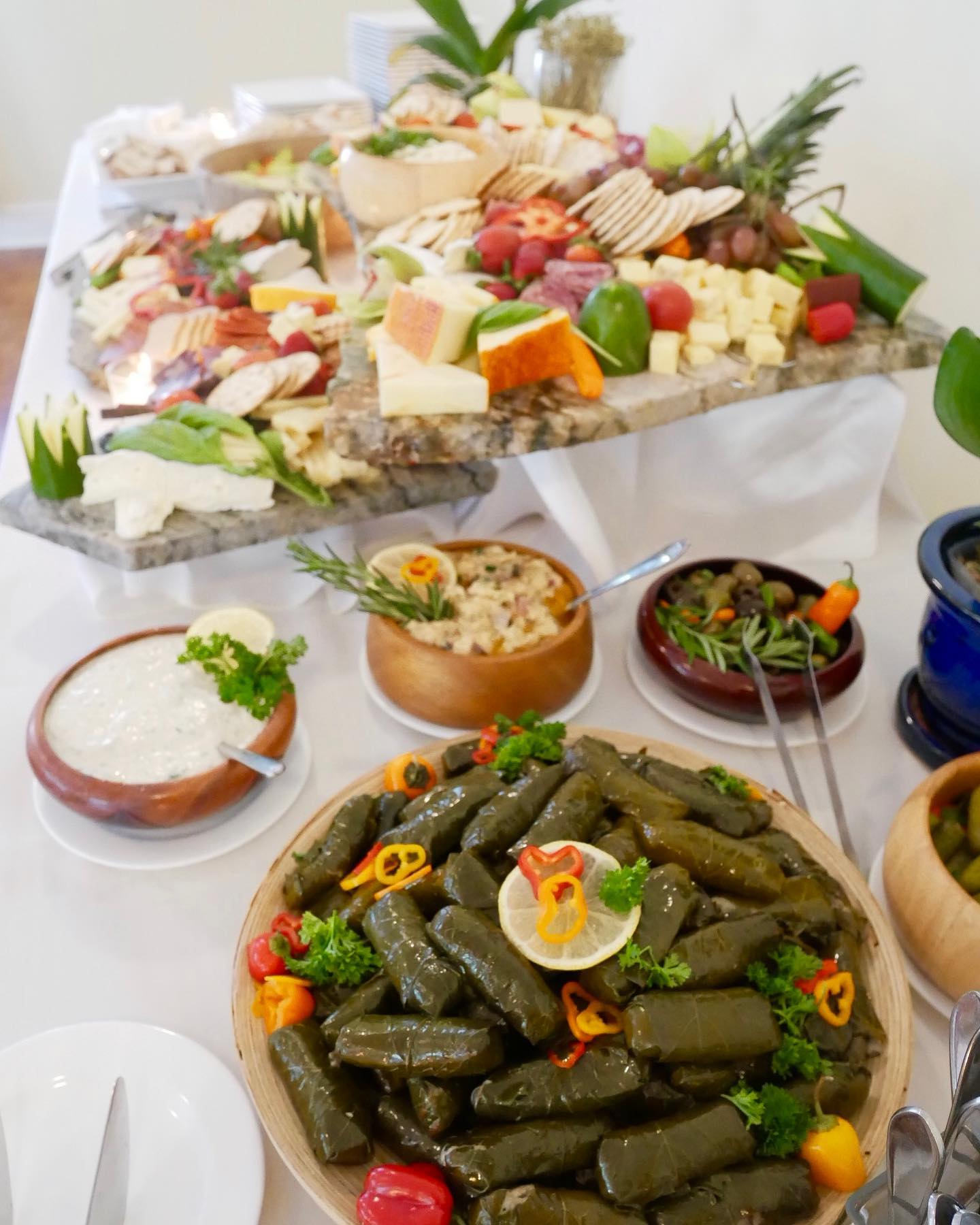 Hugh's Culinary - Our signature Mediterranean display in...