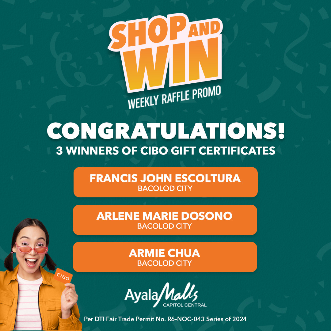We have our weekly SHOP and... - Ayala Malls Capitol Central