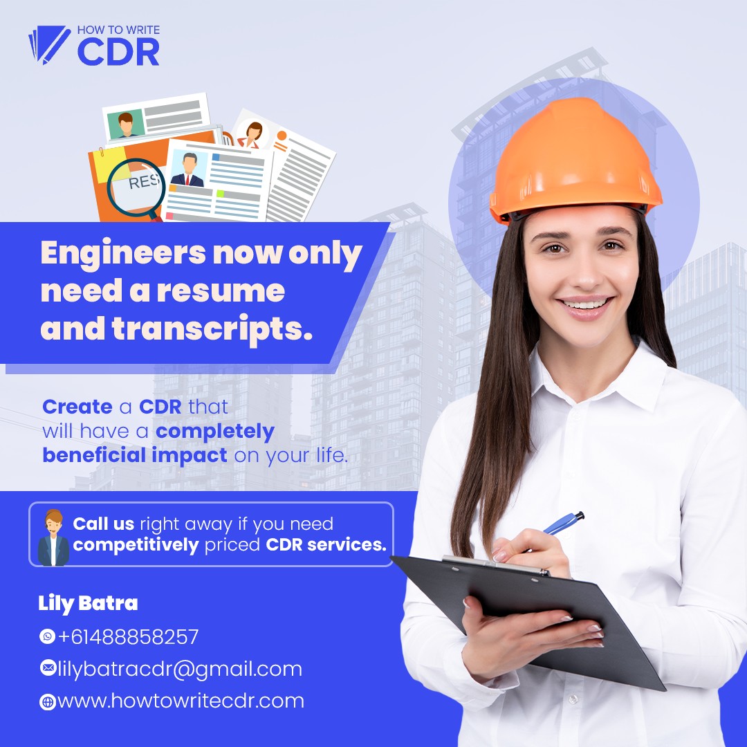 CDR report for EA skill assessment | Melbourne VIC