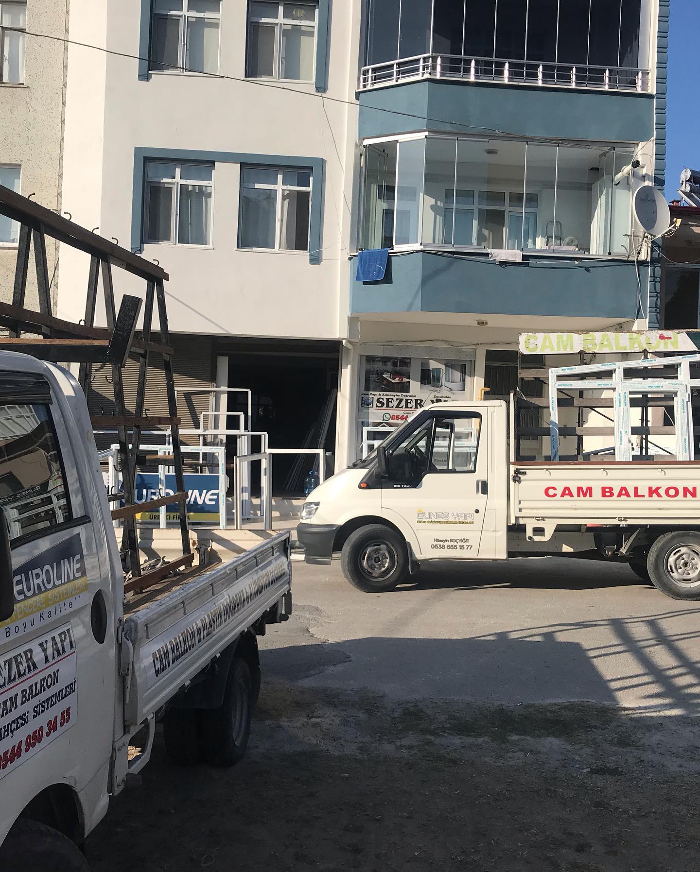 #katlanı... - Sezer yapı cambalkon pvc kapı pencere sistemleri