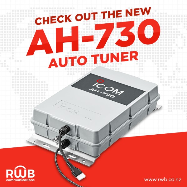 The Icom AH-730 Automatic Antenna Tuner is shipping to our dealers
