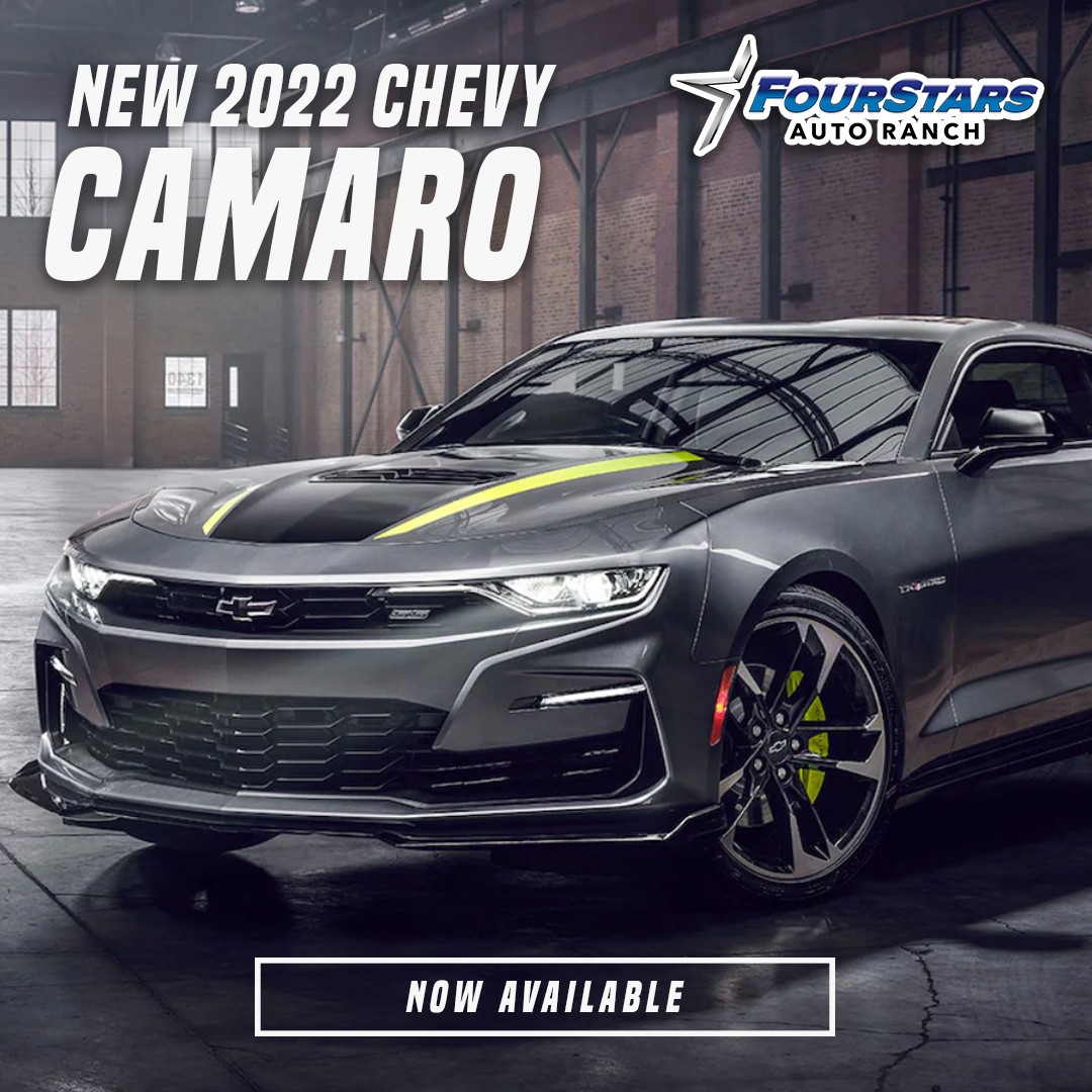 The ALL-NEW 2022 Chevy Camaro is... - Four Stars Auto Ranch | Facebook