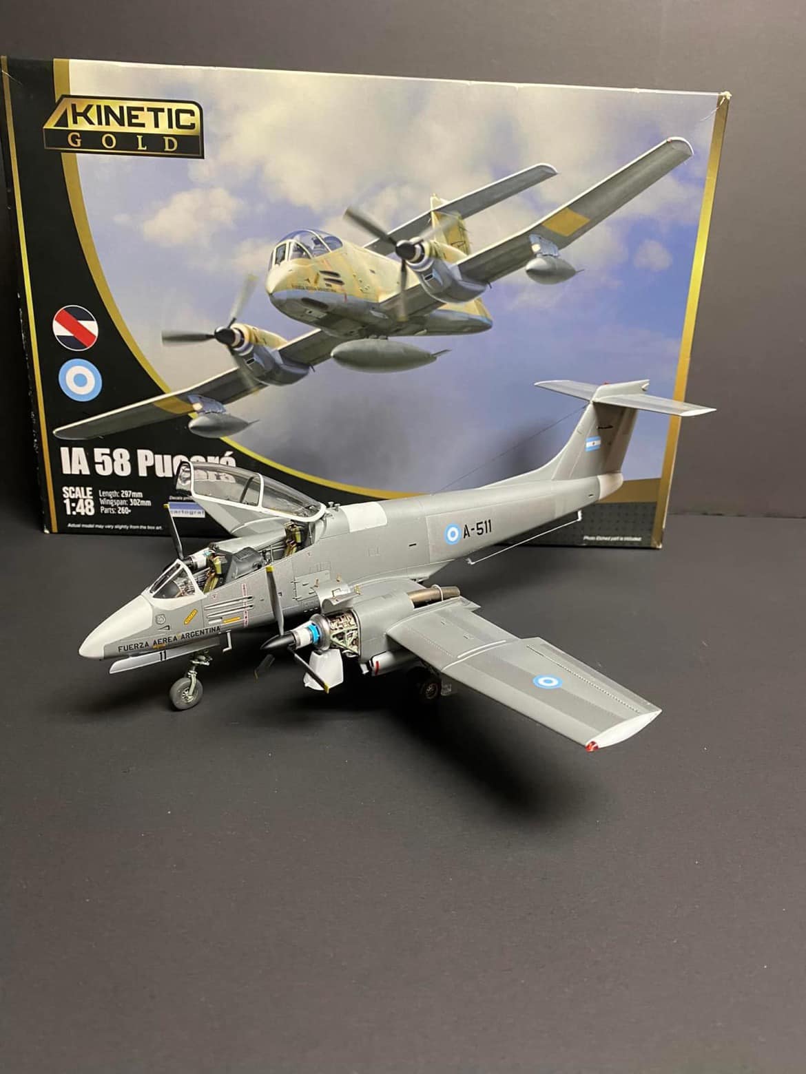 Garnik Barsegyan's IA-58 Pucará Kinetic Model 1/48 scale
