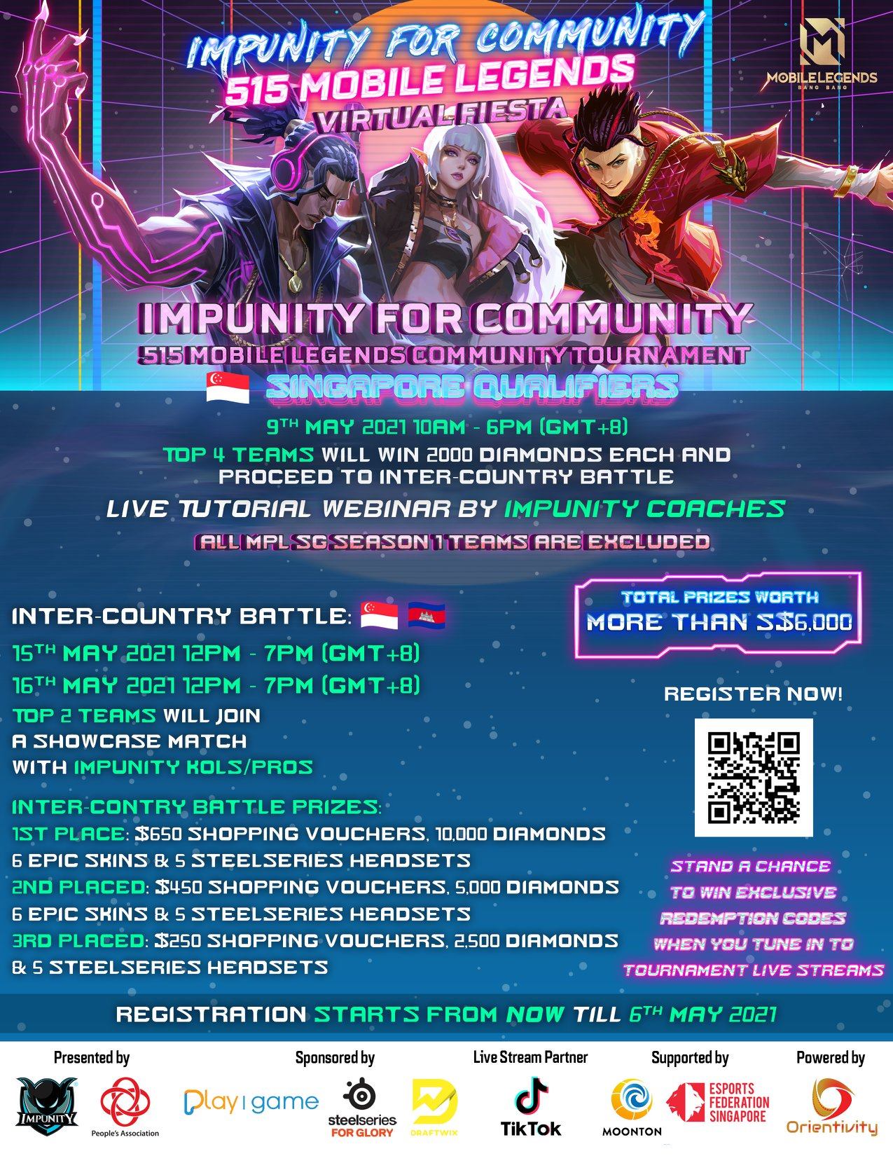 Calling for all Singapore MLBB... - Impunity Esports | Facebook