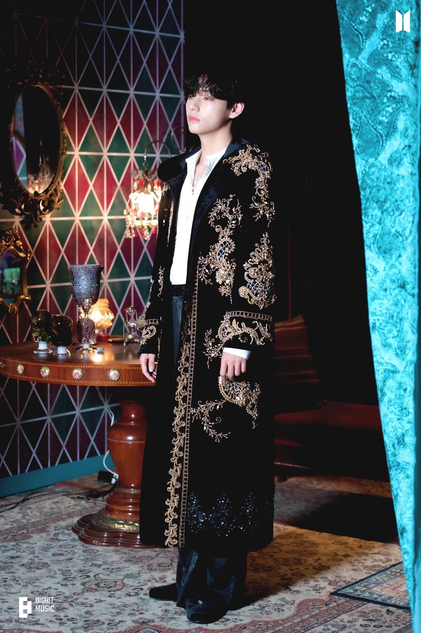 2021 BTS season greetings from Taehyung photo He is handsome like