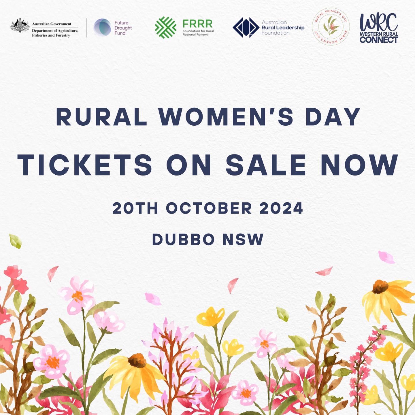 TICKETS ON SALE NOW 🌻 Join us for... - Western Rural Connect