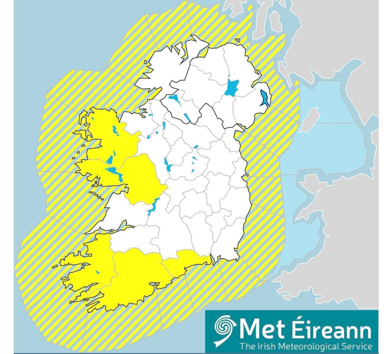 Cobh Edition - ⚠️ Status Yellow - Rain warning for Cork ⚠️...