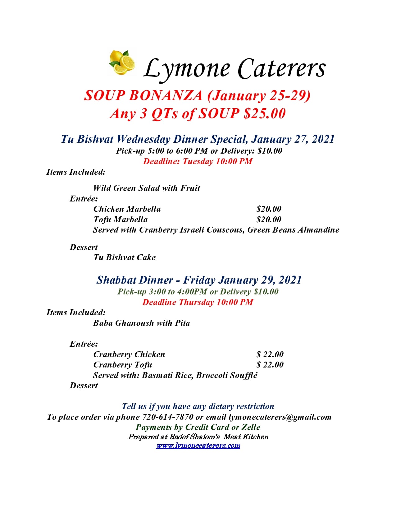 Lymone Caterers - Home