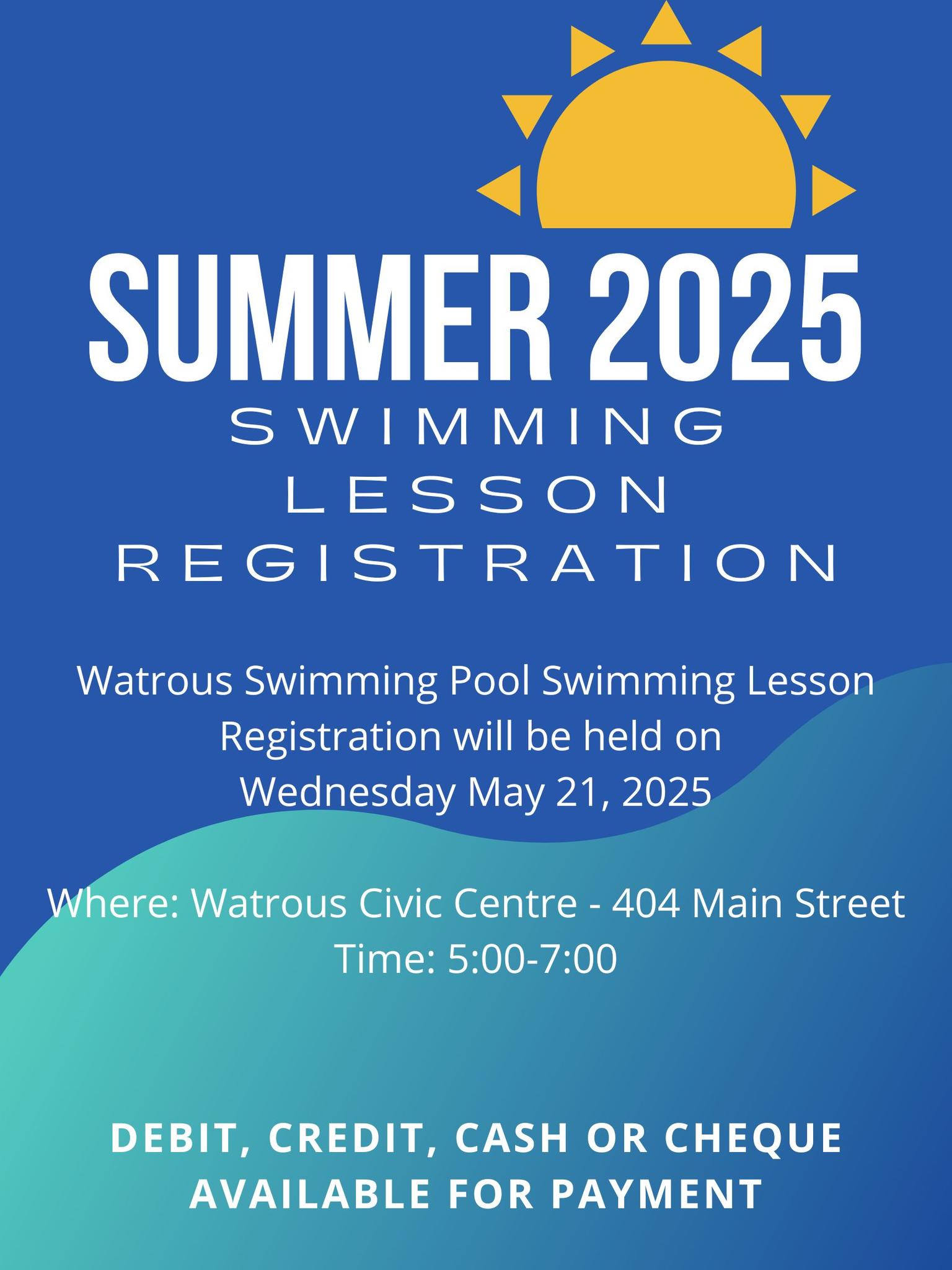 WATROUS SWIMMING POOL 2026 | Facebook