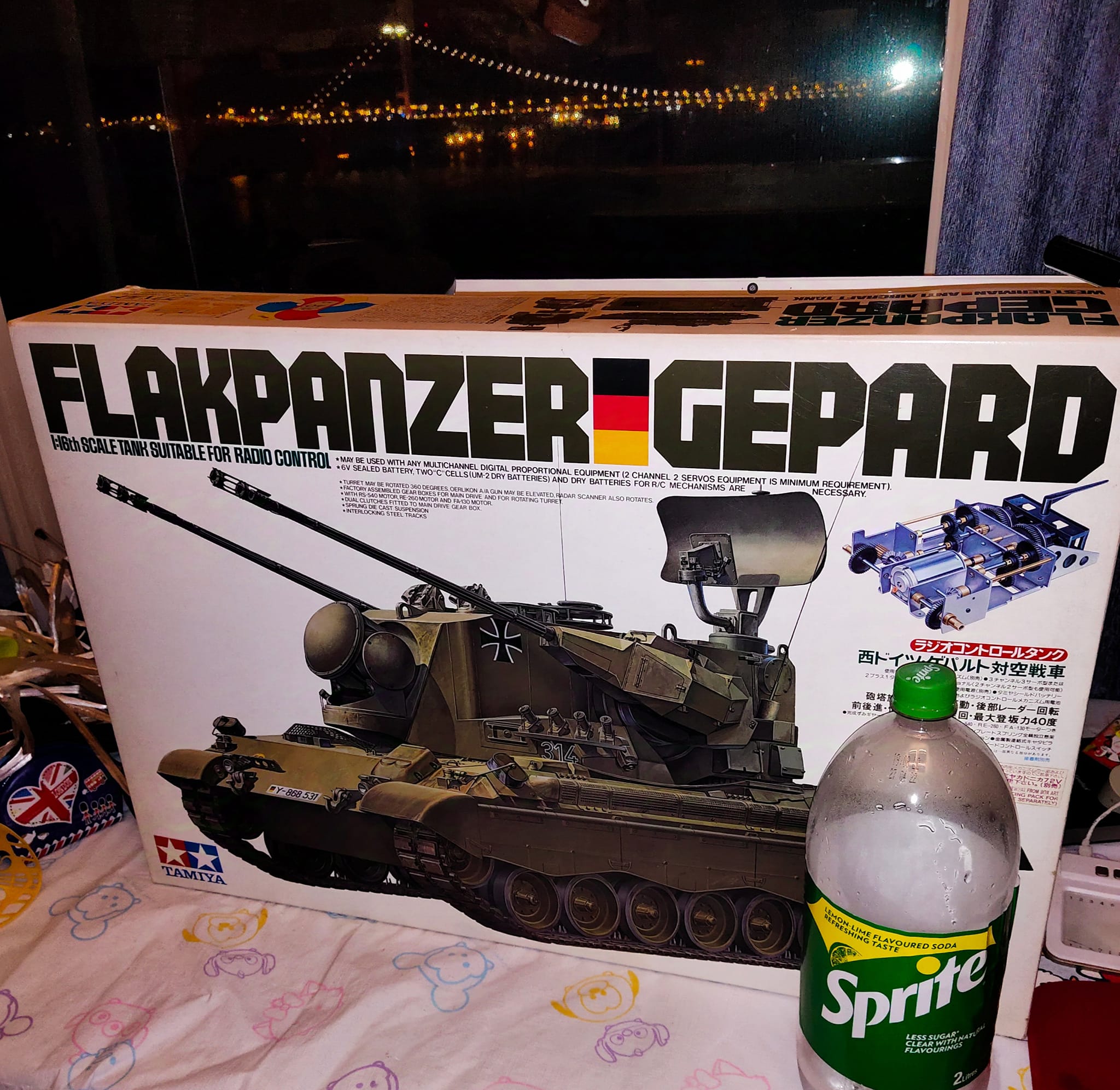 Tamiya's 1/16 Flakpanzer Gepard tank kit
