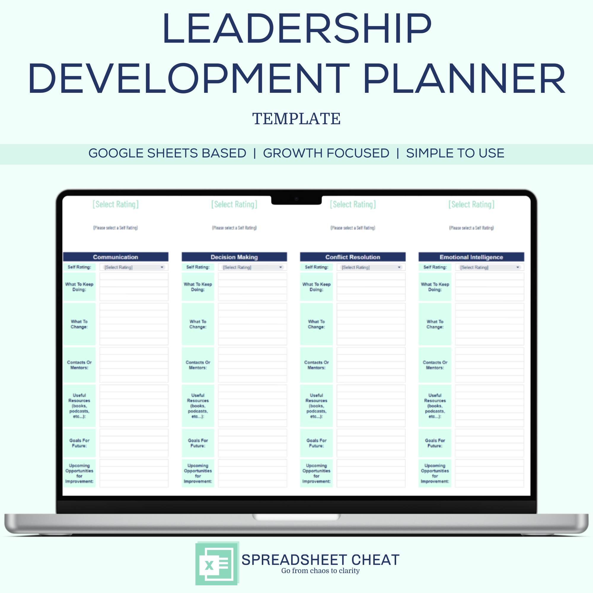 Spreadsheet - 🌟 Elevate your leadership journey with our Leadership ...