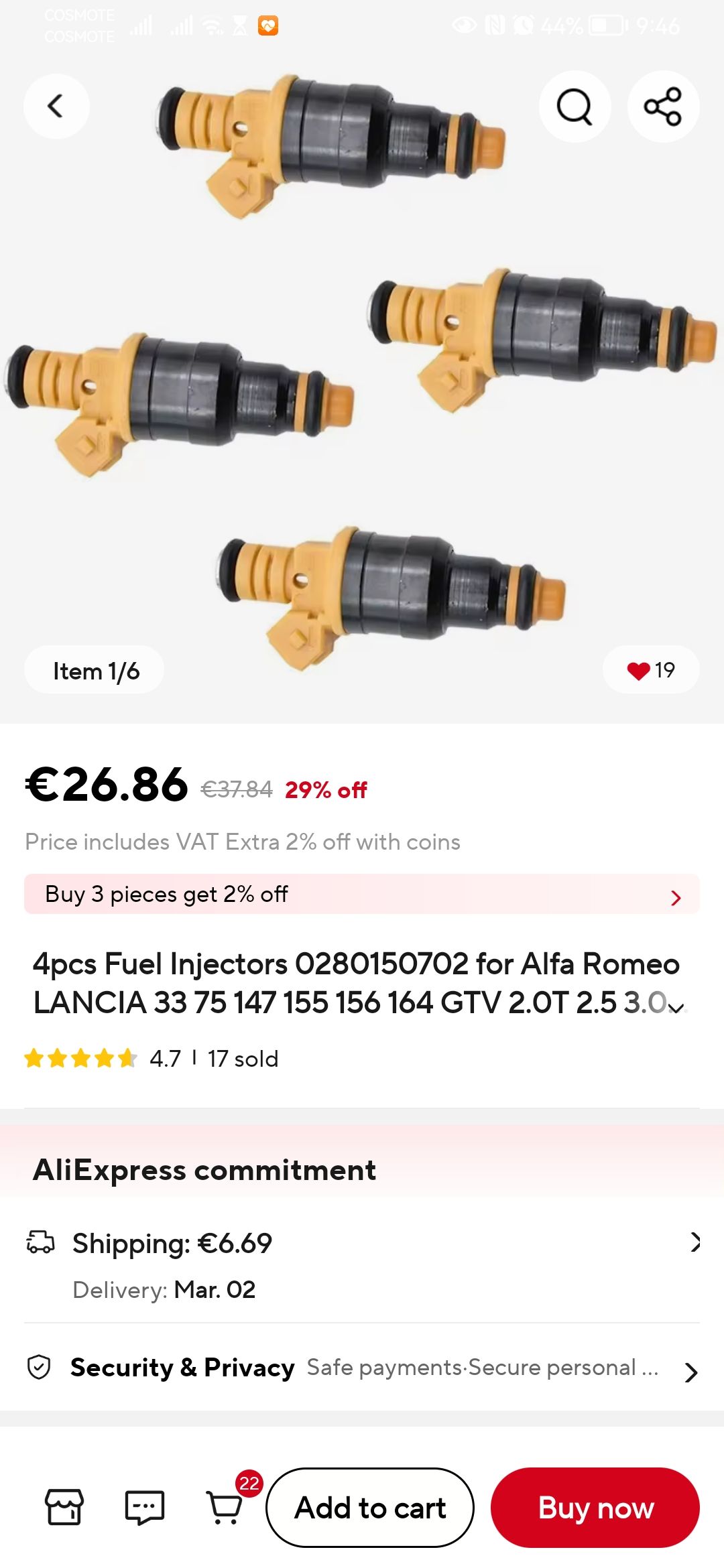 INIETTORE A 3 FORI PER PIAGGIO BEVERLY 300 2010 2011 2012 2013 2014 2015 2016
