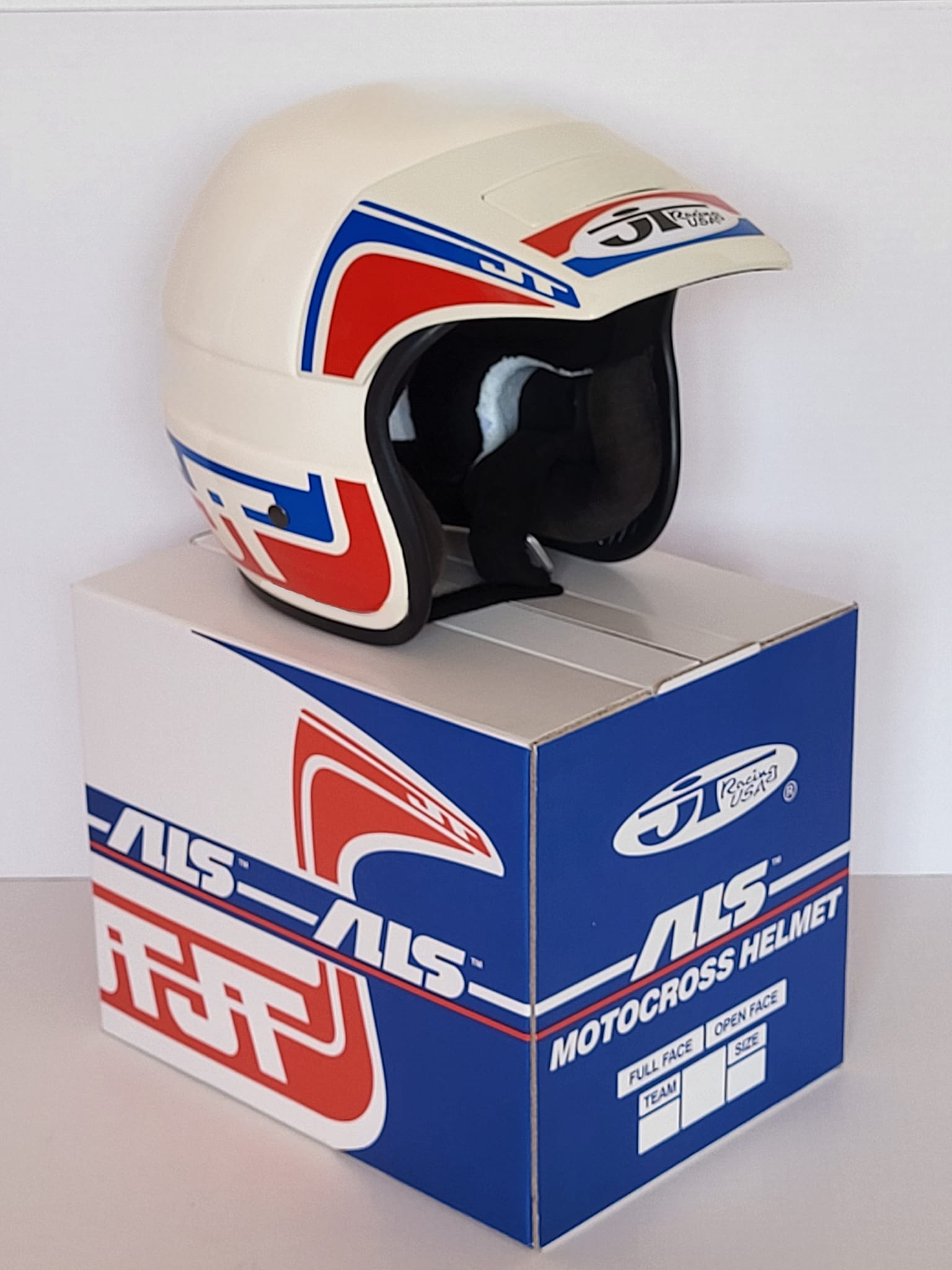 JT Racing USA helmet box for sale