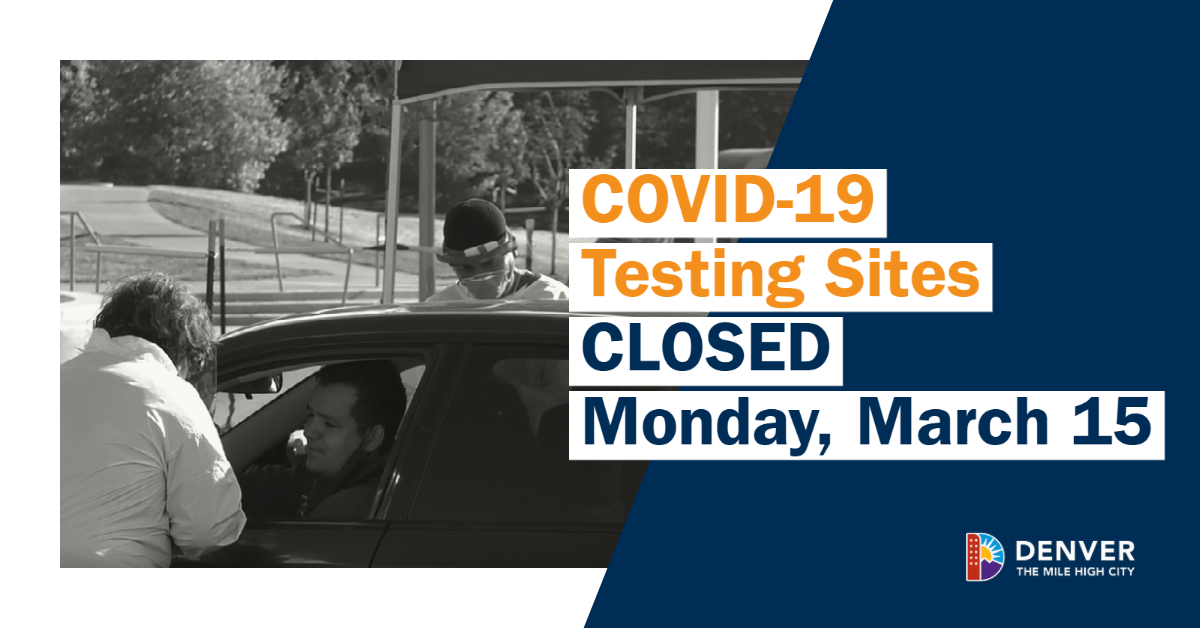 City and County of Denver Government - All #COVID19 testing locations ...