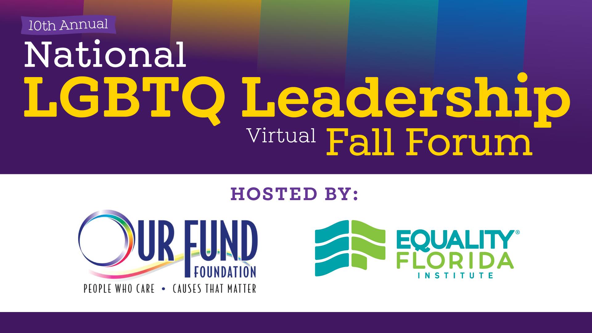 National LGBTQ Leadership Virtual Fall Forum
