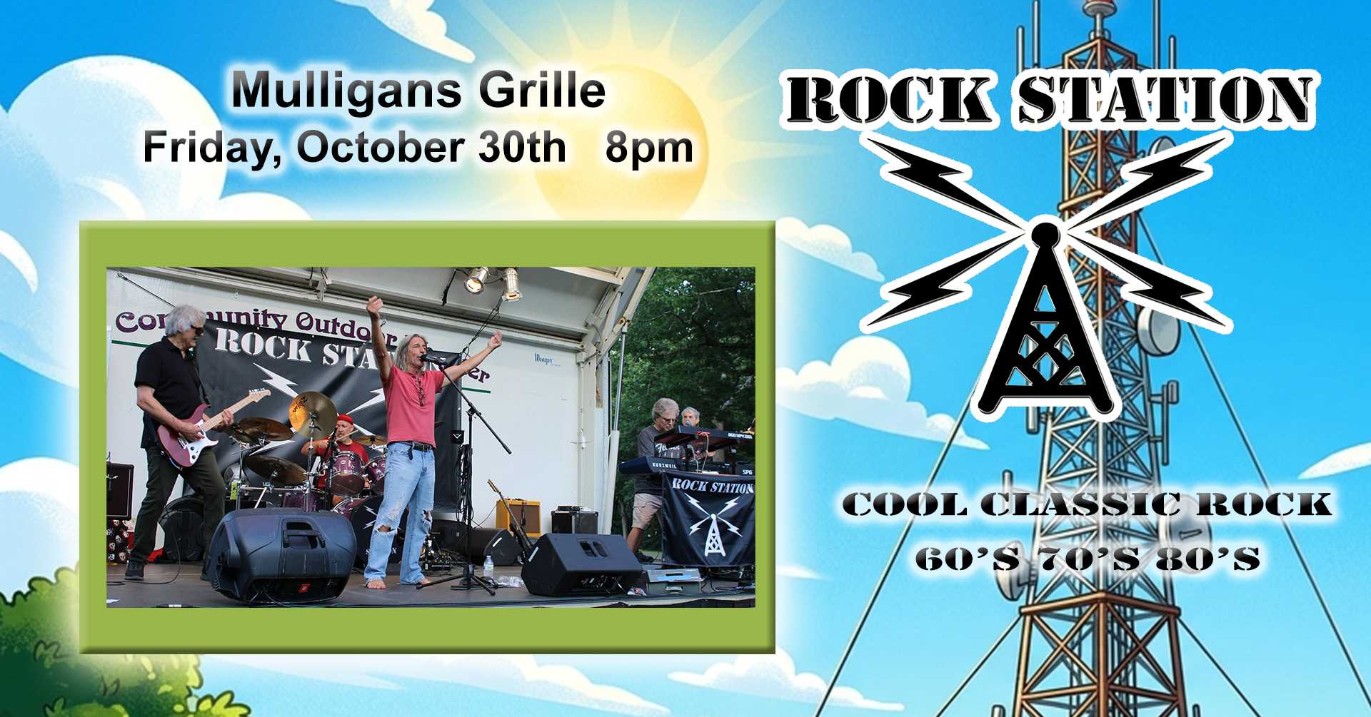 Rock Station @ Mulligans Grille 8PM