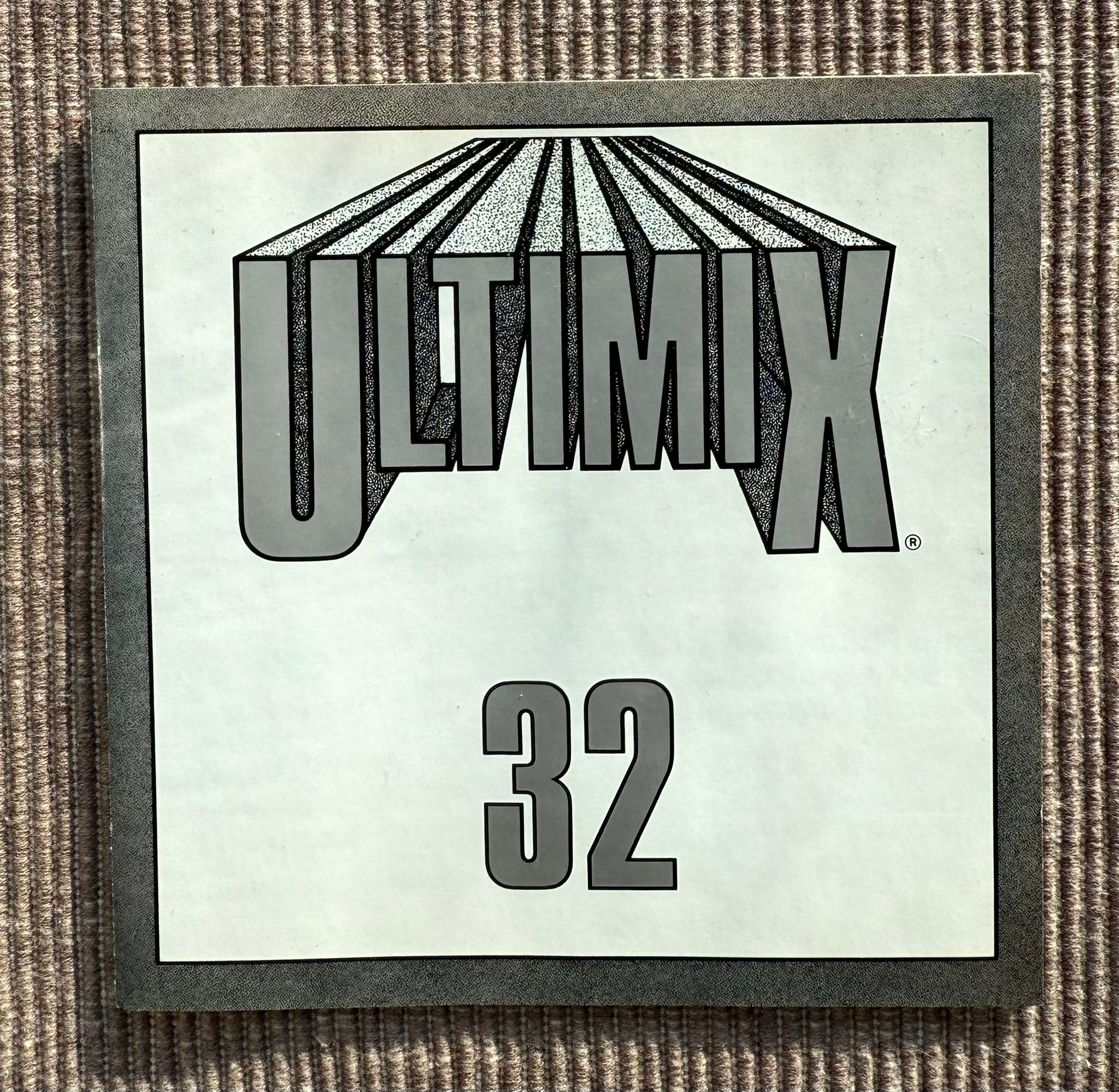 Ultimix 32 promo CD with various 80s and 90s remixes