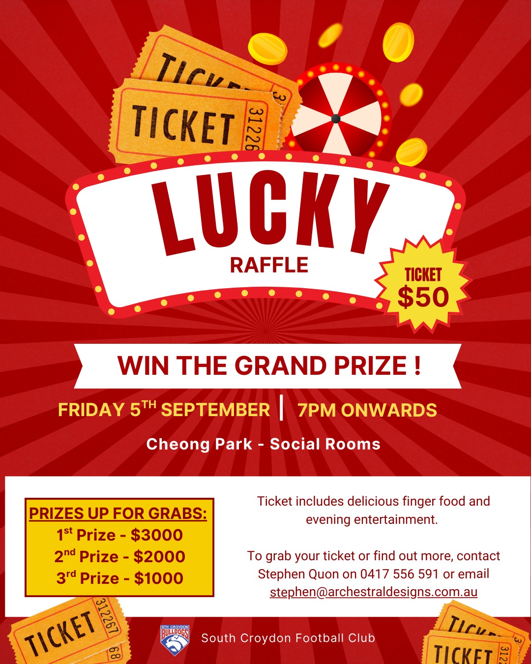 South Croydon Football Club - Lucky Raffle