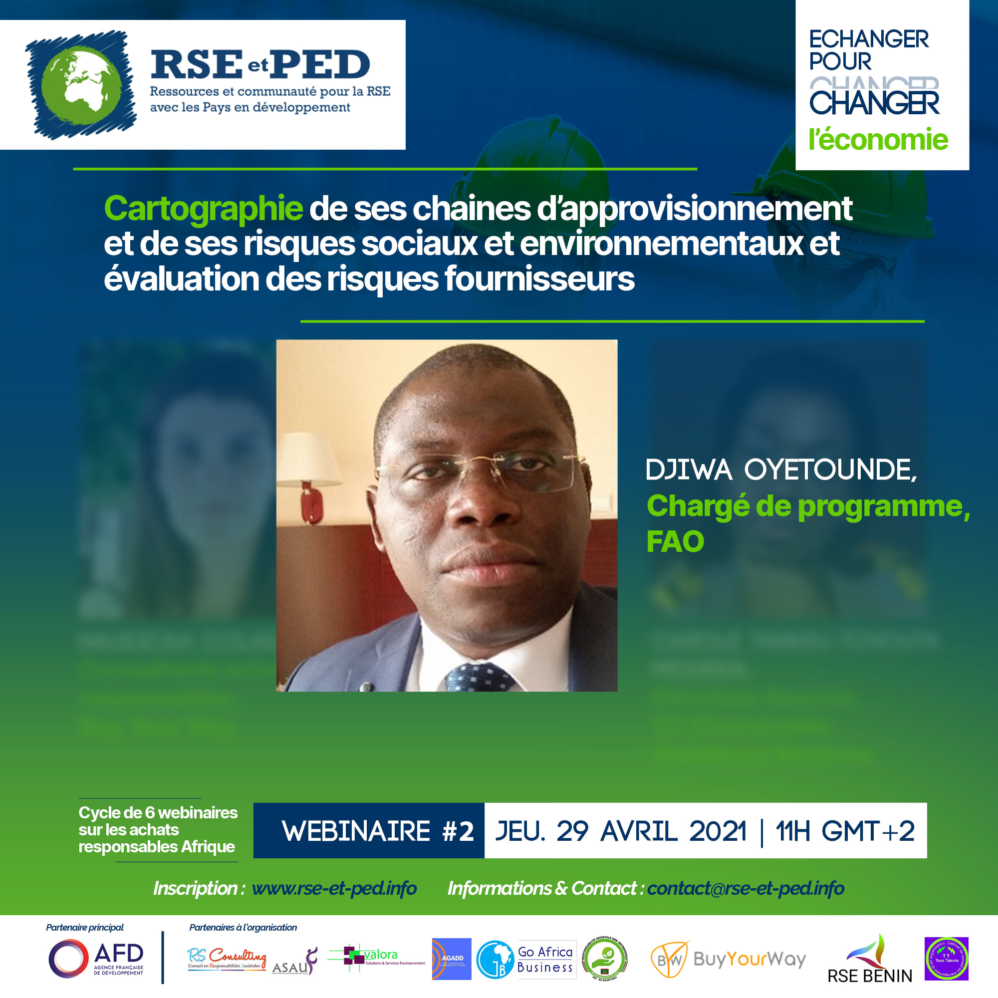 RSE et PED - [WEBINAIRE N°2 du 29/04- BIO INTERVENANT] - M. Oyetounde ...