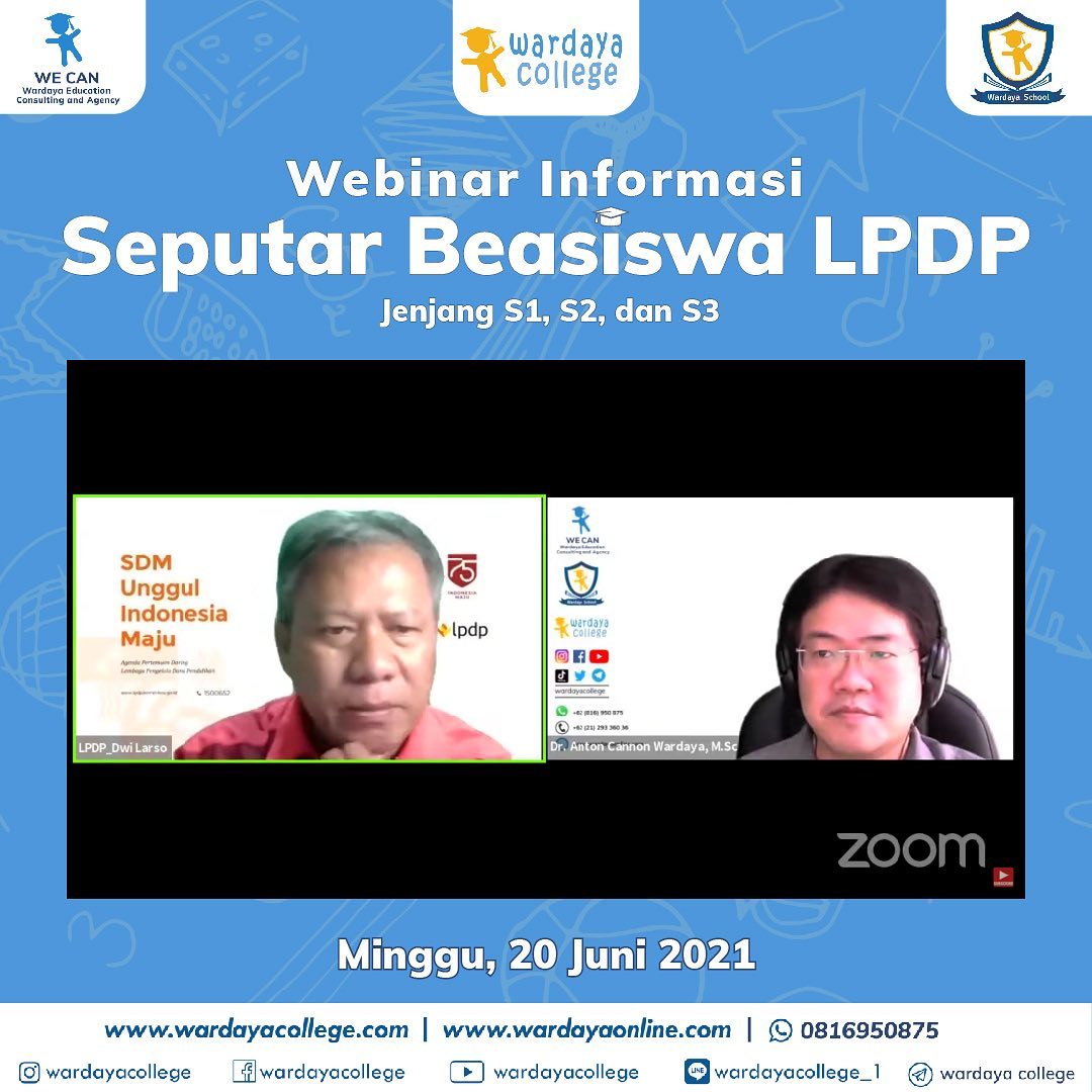 Wardaya College - LUAR BIASA!!! Webinar Informasi Seputar... | Facebook