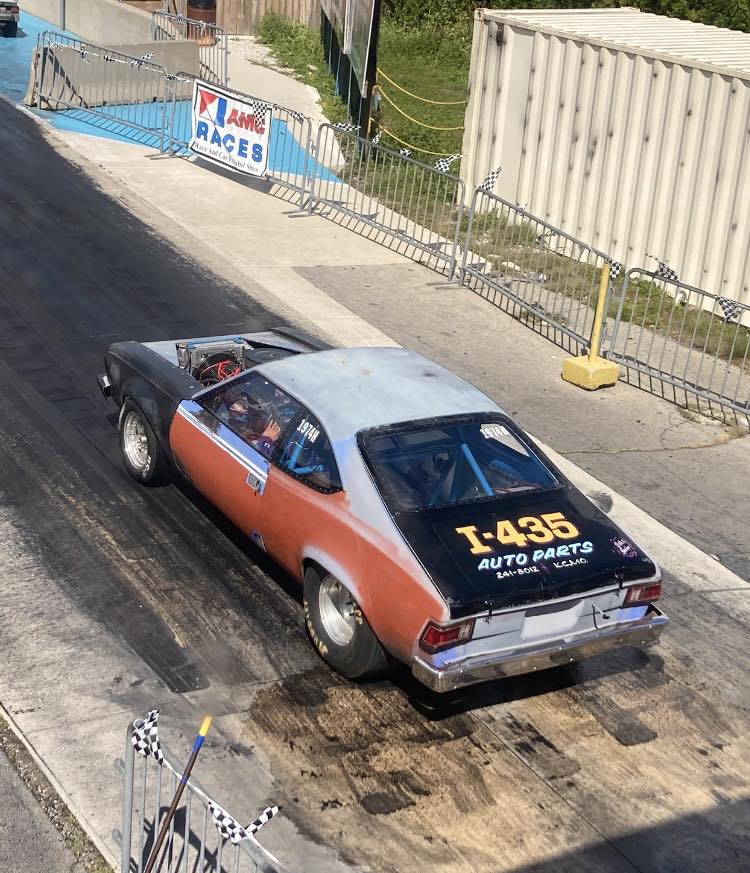 AMC RACES | Tim Hoover pulls his 304 powered 1974 Hornet X into the ...