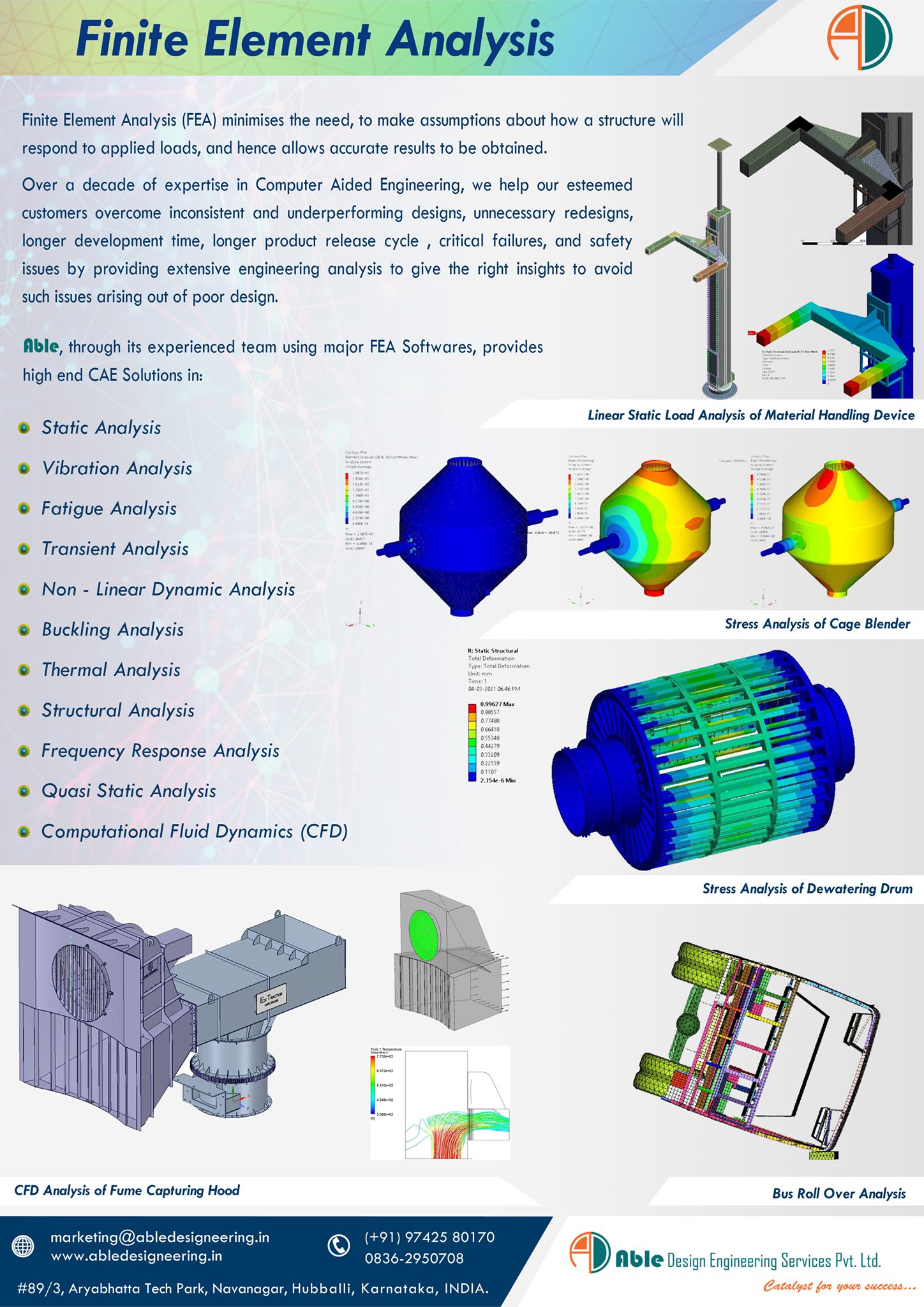 We offer a... - Able Design and Manufacturing Pvt Ltd