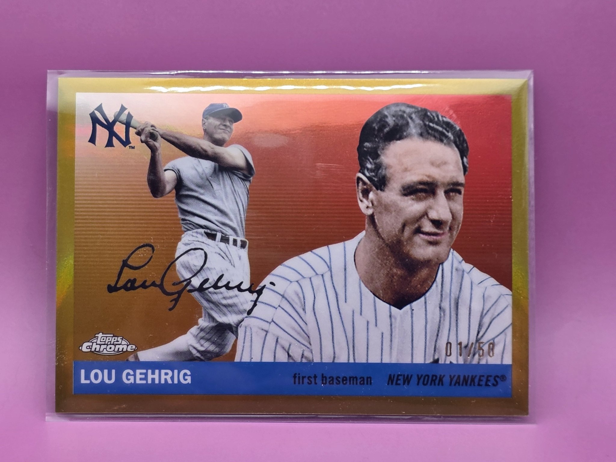 TOPPS ベースボール150周年 LOU GEHRIGカード2019 118 Lou Gehrig
