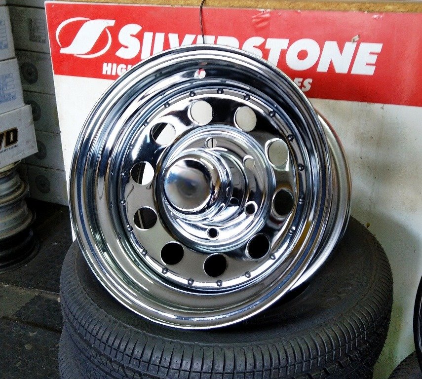 15 inch Chrome Quantum/Bakkie/Taxi/Trailer Rims. New - Car Wheels ...