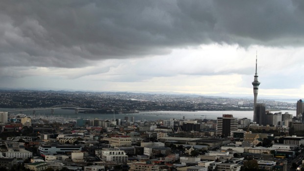 Is it raining in Auckland?