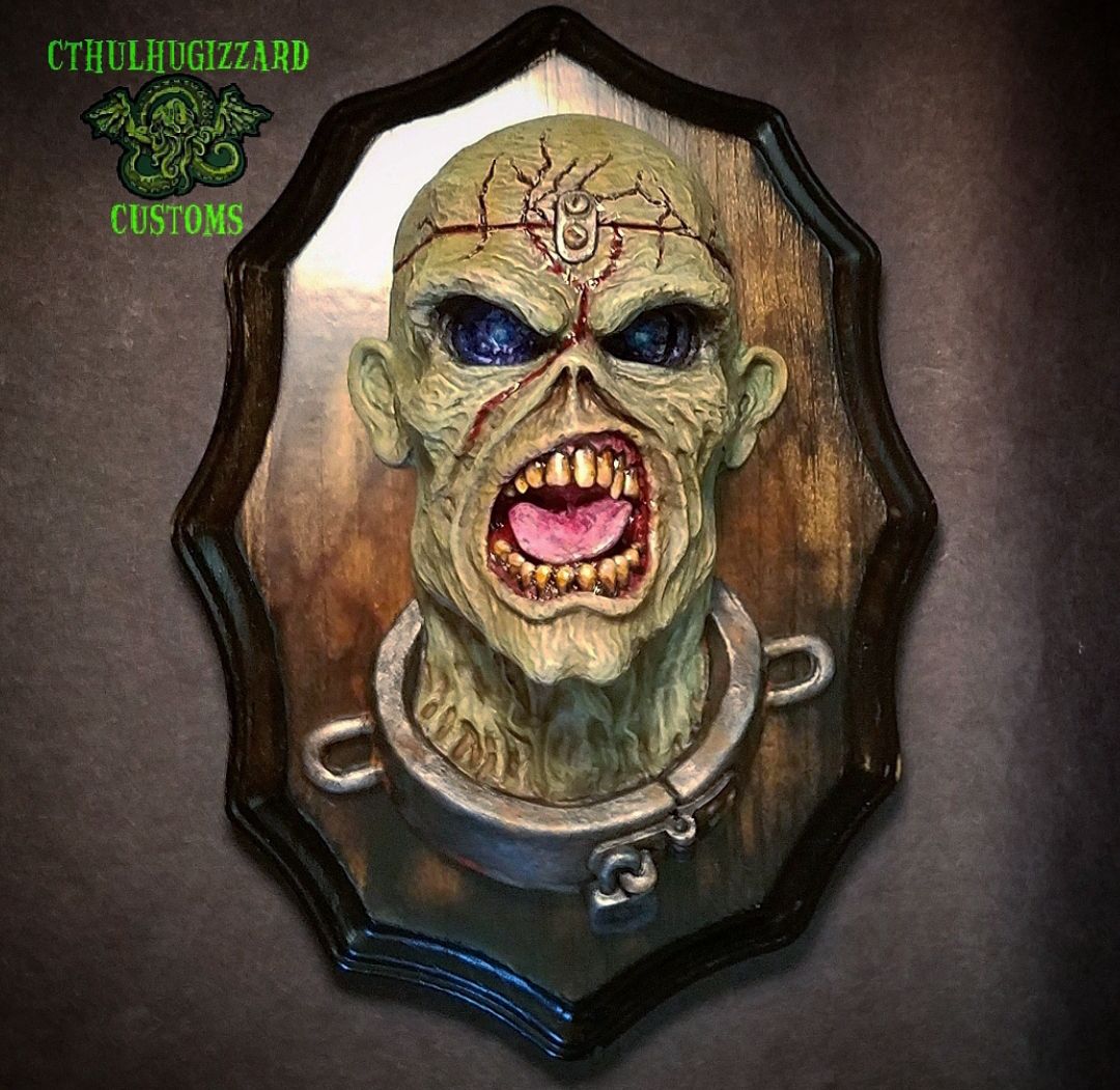 Eddie 1/3 scale resin relief by Cthulhugizzard Customs