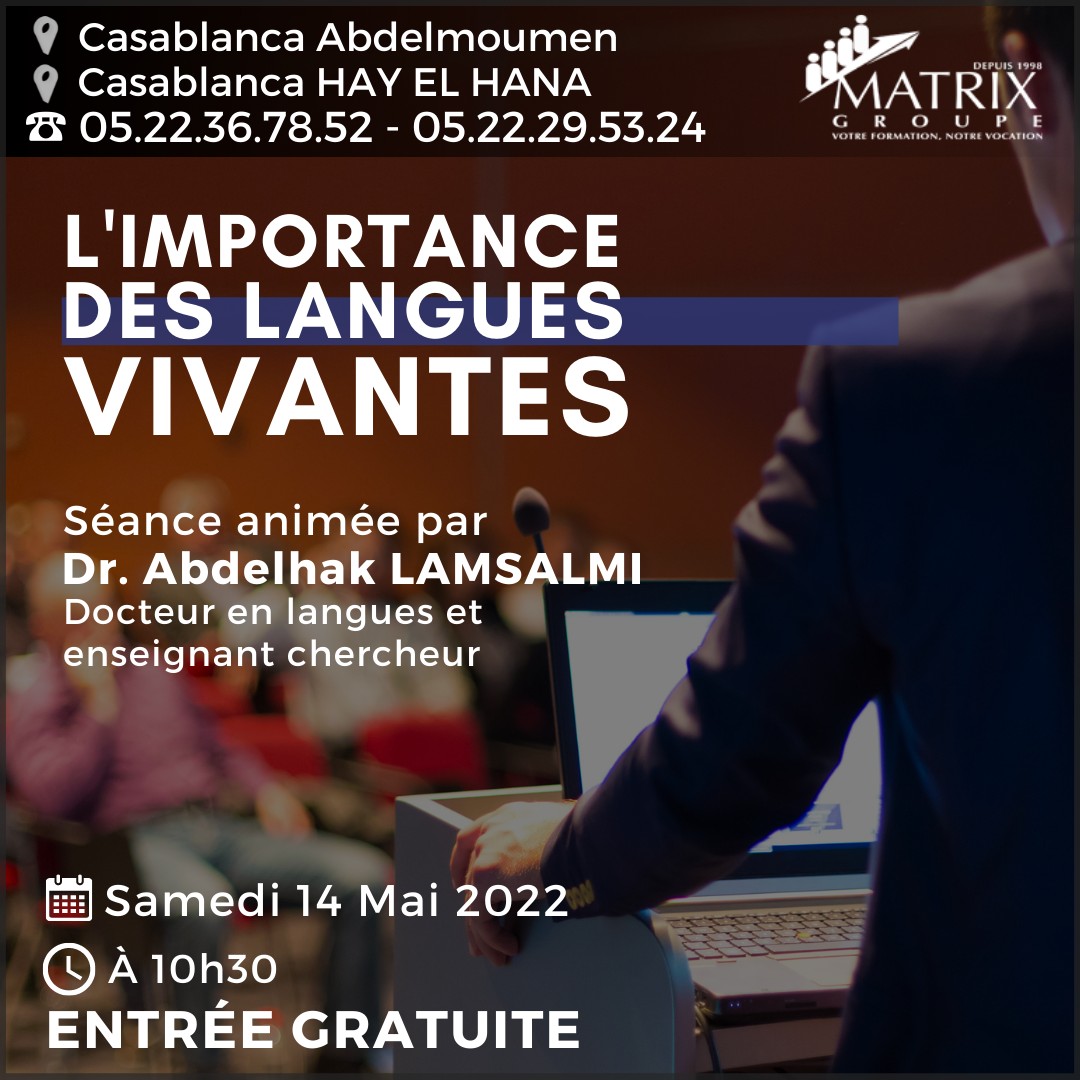 Matrix Centre De Langues Abdelmoumen - Pourquoi apprendre les langues ...