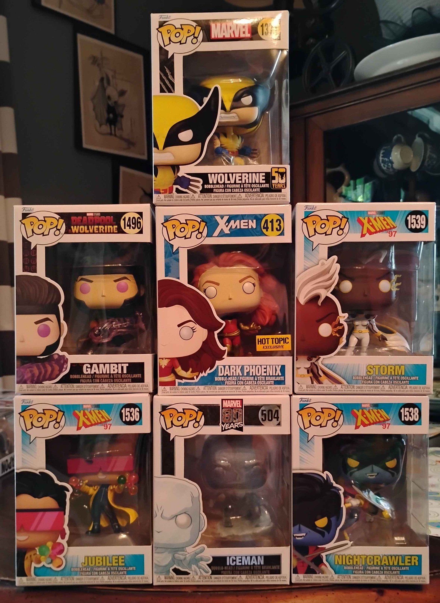 Marvel X Men Funko Pop Lot new sealed. POP! MARVEL WOLVERINE TERRT
