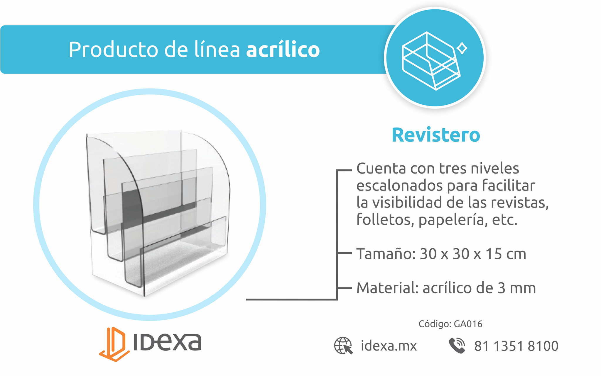 Idexa - 🔵Mantén el orden y clasificación de las revistas o... | Facebook