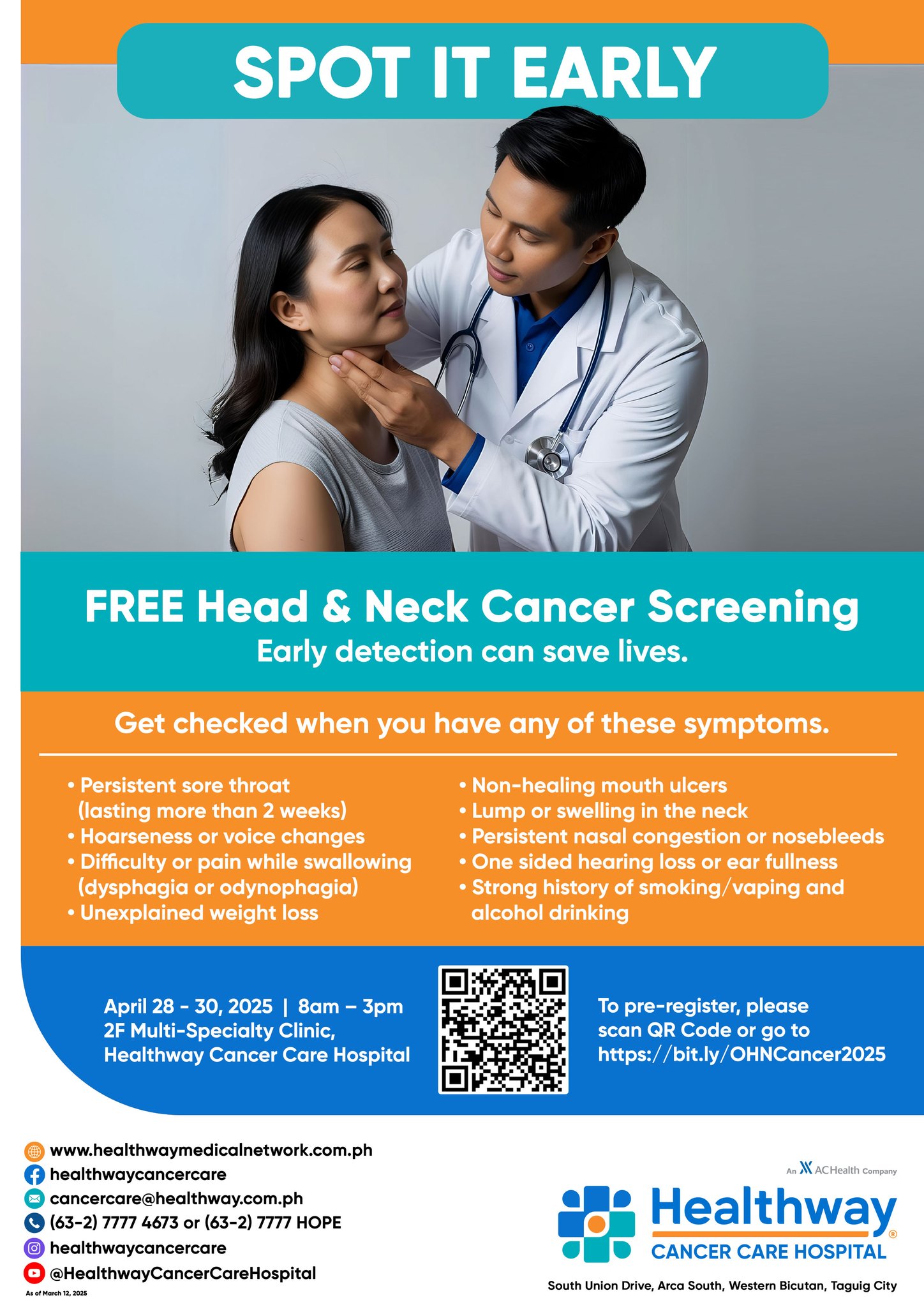 Free Head and Neck Cancer Screening