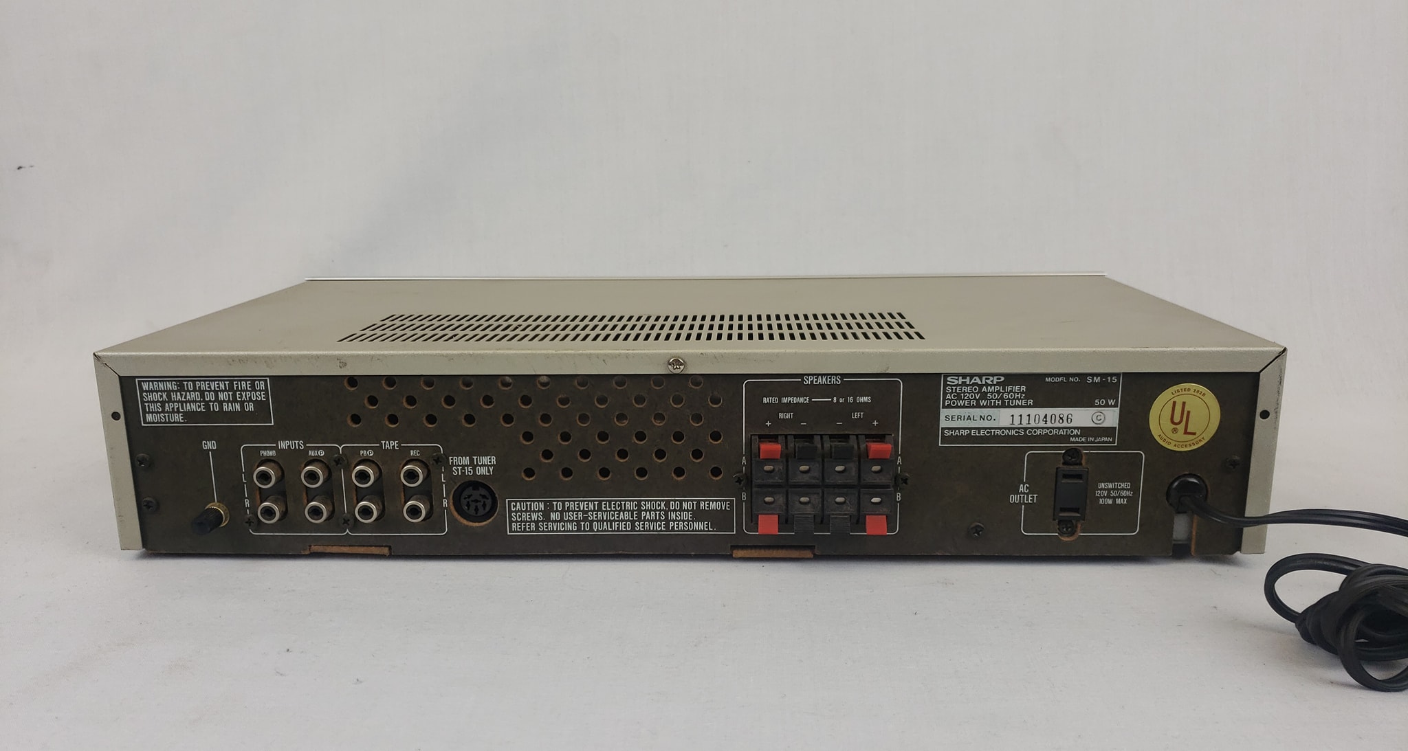 Back to 1994, Audison VR 404 XR 4 channels amplifier with built in